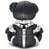 The Red Ours en cuir Bendy The Bdsm Teddy Bear Blanc
